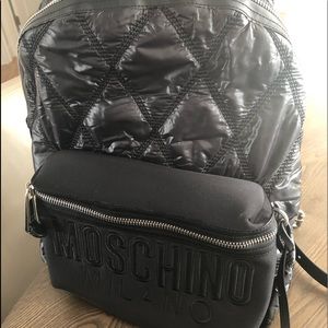 Moschino Puff Backpack Black